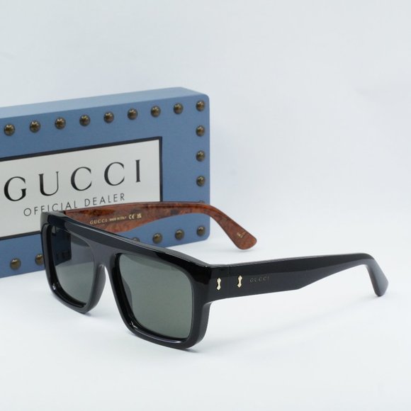 Gucci Other - FINAL PRICE NEW GUCCI GG1461S 001 BLACK GREY SUNGLASSES